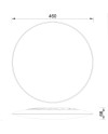 SLIM * PLAFÓN LED 46 CM - 3000K - BLANCO